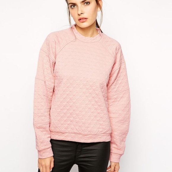 BCBGeneration Tops -  HP! BCBG Quilted Houndstooth Sweatshirt